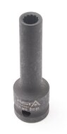 twaalfkant verlengde krachtdop - 8 mm - 1/2 duims aansluiting - slagdop - impact dop - rateldop - asta