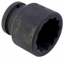 twaalfkant krachtdop - 27 mm - 3/4 duims aansluiting - slagdop - impact dop - rateldop - asta