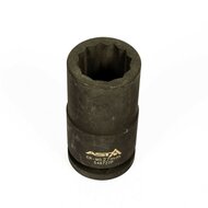 twaalfkant verlengde krachtdop - 27 mm - 3/4 duims aansluiting - slagdop - impact dop - rateldop - asta