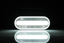 led zijmarkeringslamp universeel wit 12x led - led contourlamp - led zijlamp - breedtelamp