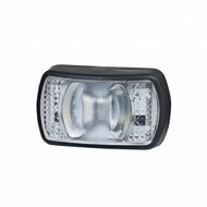 led zijmarkeringslamp universeel wit 4x led - led contourlamp - zijlamp - led breedtelamp