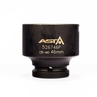 twaalfkant krachtdop - 46 mm - 3/4 duims aansluiting - slagdop - impact dop - rateldop - asta