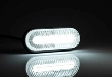 led zijmarkeringslamp universeel wit 1x ledstrip - contourlamp - zij lamp - breedtelamp