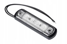 led zijmarkeringslamp universeel wit 4x led - contourlamp -  led zij lamp - breedtelamp