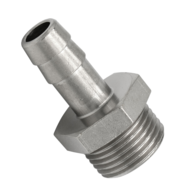 slangpilaar tule - 6mm - 3/8 duims - uitwendig draad - slang pilaar - mannelijk