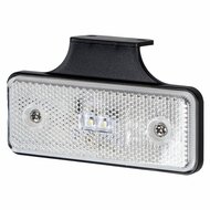 led zijmarkeringslamp universeel wit 2x led - contourlamp - zij lamp - led breedtelamp