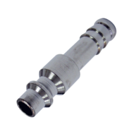 euro insteeknippel met slangpilaar - 1/4 duims - slangtule - 6.5 mm - insteek nippel