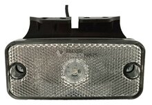 led zijmarkeringslamp universeel wit 1x led - led contourlamp - zijlamp - breedtelamp