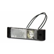 led zijmarkeringslamp universeel wit 1x led - contourlamp - zijlamp - breedtelamp - was