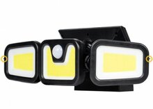 led solar bouwlamp + sensor -&nbsp;100 led werklamp -&nbsp;ledlamp&nbsp;- buitenlamp - kmr