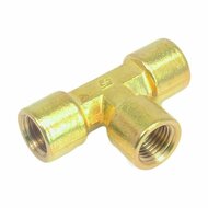 luchtkoppeling 1/4 duims - t-knelkoppeling - t-stuk koppeling - perslucht koppeling - asta