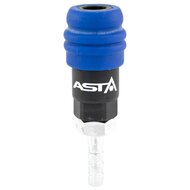 euroline veiligheidssnelkoppeling met slangtule - 9mm - snelkoppeling - asta