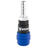 euroline veiligheidssnelkoppeling met slangtule - 14mm - snelkoppeling - asta