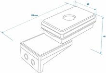 zijmarkeringslamp universeel oranje 12/24 volt - contourlamp - zijlicht - breedtelamp