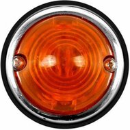 zijmarkeringslamp universeel oranje 2 stuks 12/24 volt - contourlamp - zij lamp - breedtelamp
