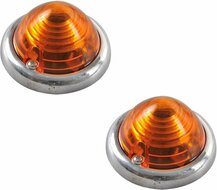 zijmarkeringslamp universeel oranje 2 stuks 12/24 volt - contourlamp - zij lamp - breedtelamp