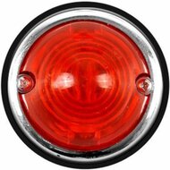 zijmarkeringslamp universeel 2 stuks rood 12/24 volt - contourlamp - zij lamp - breedtelamp