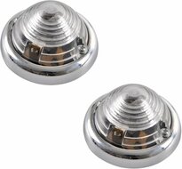 zijmarkeringslamp universeel 2 stuks wit 12/24 volt - contourlamp - zij lamp - breedtelamp