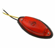 zijmarkeringslamp universeel rood 12/24 volt - contourlamp - breedtelamp - zijlamp