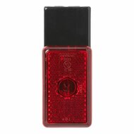 zijmarkeringslamp universeel rood 12/24 volt - contourlamp - breedtelamp - zij lamp