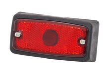 zijmarkeringslamp universeel rood 12/24 volt - zij lamp - contourlamp - breedtelamp