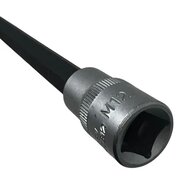 m12 twaalfkant spline dop uitwendig - 800 mm - 1/2 duims aansluiting - veeltanddop - meertanddop - spline bit - asta