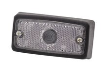 zijmarkeringslamp universeel wit 12/24 volt - zij lamp - contourlamp - breedtelamp