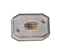 zijmarkeringslamp universeel wit 12/24 volt - contourlamp - zijlamp - breedtelamp 