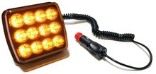 magnetische led stroboscooplamp 12/24 volt - waarschuwingslamp - zwaailicht