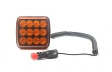 magnetische led stroboscooplamp 12/24 volt - waarschuwingslamp - zwaailicht