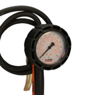 professionele bandenpomp - bandenspanningsmeter - 12 bar - 1 meter lange vulslang - banden pomp