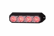 led stroboscooplamp rood 12/24 volt - waarschuwingslamp - zwaailicht - horpol