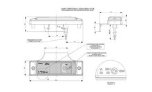 led zijmarkeringslamp universeel inclusief 5m kabel oranje 12/24 volt- contourlamp - zij lamp - breedtelamp