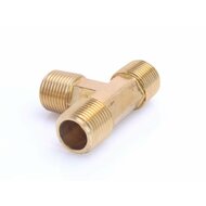 luchtkoppeling 1/2 duims buitendraad - t-knelkoppeling - t-stuk koppeling - perslucht koppeling - asta