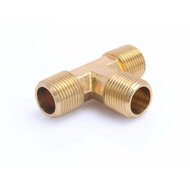 luchtkoppeling 1/2 duims buitendraad - t-knelkoppeling - t-stuk koppeling - perslucht koppeling - asta