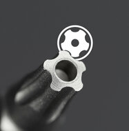 torxdop t30 - 1/2 duims aansluiting - 55 mm - met doorlopende boring - torx socket - torx bit - seneca