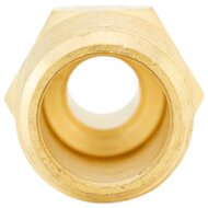 messing verloopstuk luchtkoppeling - 1/2&#039;&#039; naar 1/4&#039;&#039; - verloopnippel - luchtnippel - asta