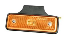 led zijmarkeringslamp universeel oranje 1x led - led contourlamp - zijlamp - breedtelamp