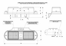 zijmarkeringslamp wit - markeringslamp met houder - positielamp 12 volt - contourlamp - horpol