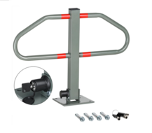 parkeerbeugel klapbaar - parkeerstop met slot - parkeer stop beugel - parkeerblokkade