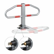 parkeerbeugel klapbaar - parkeerstop met slot - parkeer stop beugel - parkeerblokkade