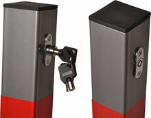 parkeerpaal klapbaar - parkeerstop met slot - parkeer stop paal - parkeerblokkade