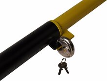 aanhanger parkeerpaal 50mm kogel  - steunpaal - stationair slot - disselslot paal