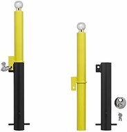 aanhanger parkeerpaal 50mm kogel  - steunpaal - stationair slot - disselslot paal