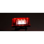 led kentekenverlichting wit 12/24 volt 5x led - kentekenlamp - kenteken verlichting - numberplate lamp - horpol