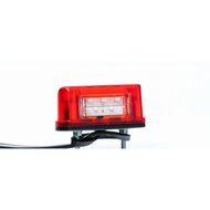 led kentekenverlichting wit 12/24 volt 5x led - kentekenlamp - kenteken verlichting - numberplate lamp - horpol