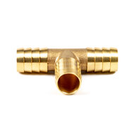 pneumatisch t-stuk verbindingskoppeling &ndash; messing slangkoppeling &ndash; 10 mm &ndash; luchtslang splitter