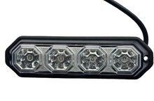 led stroboscooplamp wit 12/24 volt - waarschuwingslamp - zwaailicht - horpol