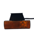 led zijmarkeringslamp met houder universeel oranje 3x led - contourlamp - zijlamp - breedtelamp