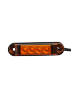 led zijmarkeringslamp universeel oranje 4x led - contourlamp - zijlamp - breedtelamp